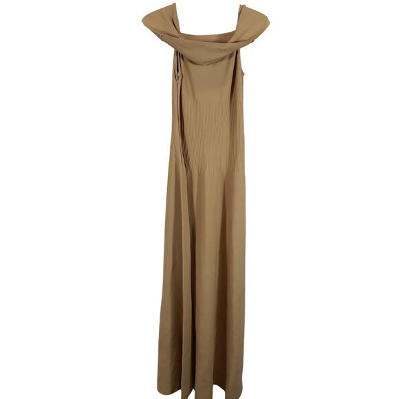 Staud Knitted Tan Artistry Maxi Size M Dress NWT - Picture 3 of 5